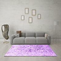 Ahgly Company Indoreni pravokutnik Sažetak Purple savremene prostirke savremene površine, 3 '5'