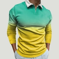 Muška majica Proljeće Ljeto s dugim rukavima Ogrlica od ispisanih majica TOP bluza Muška klasična elegantna