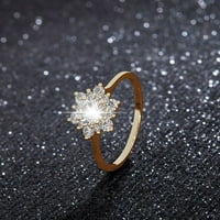 Mnjin ženska modna princeza Dijamantna prstena za mladenke za vjenčani prsten za venčani prsten obećavaju angažman godišnjica prsten za prsten za nakit zaljubljenih poklon zlato 8