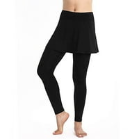 Frehsky Yoga Hlače Ženske ležerne suknje Teniske hlače Sportska fitness culottes crna
