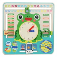 Kalendarska edukativna igračka, višenamjenski kalendarski sat Prijenosni izvrsni praktični za dom