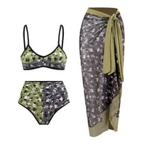 Auroural Covers za kupaće kostime Ženske dame Modni cvijet Ispis čvrsto ugradnje bikini seksi jednodijelni