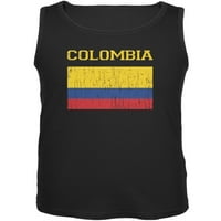 Svjetski kup u nevolji zastava Kolumbija Crna za odrasle Cisterna - 2x-velika