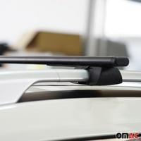 Prekrižje za Toyota RAV 2012 - krovni nosači za prtljag Crni