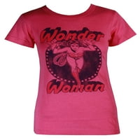 Wonder Women Rosey Juniors Girly majica, ružičasta, mala