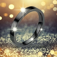 SKPBlutn prstenovi za žene djevojke od nehrđajućeg čelika Čvrsti vjenčani vend Muškarci Glatki geometrija