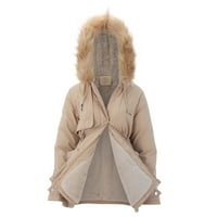 Miayilima plus veličine za žene za žene Plus veličina dnevno zimski kaput rever ovratnik dugih rukava