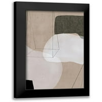 Studio Crni moderni uokvireni muzej umjetnički print pod nazivom - Prozirni II