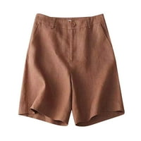 Okbop Atletski kratke hlače za žene Ljetni znoj šorts labavi čvrsti struk kratke hlače traper kratke