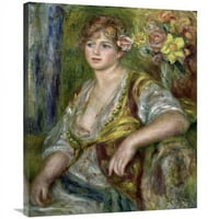u. plavuša u ružičastoj umjetnosti Print - Pierre-Auguste Renoir