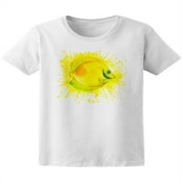 Vodenokolor jarko zlatna riba majica žene -image by shutterstock, ženska srednja sredstva