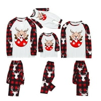 Absuyy Porodica Podudaranje pidžama - Baby Kids Dijete tiskane top + hlače koje odgovaraju pidžami postavljenu