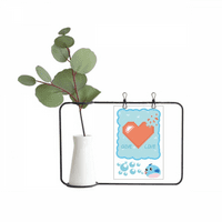 Nestati srce daju ljubav piksela prozirna stakla visila boca za ukrašavanje vaze