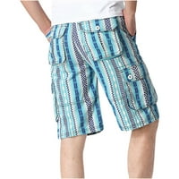 COFEEEMO muške garderove kratke hlače natražene multi-džepove kombinezone hlače Ljeto uzročno na otvorenom kratki pant plus veličina