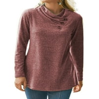 Ljetna ušteda klirence squishhappy ženska obična pulover poklopca dugih rukava labava skakač casual
