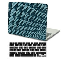 Kaishek kompatibilan sa Macbook Pro S slučaju - rel. Model M2 A M1, plastični poklopac s tvrdom kućišta + crni poklopac tastature, ružičasta serija 0076