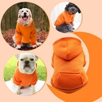 Pas PET pulover Zimske tople dukseve Mali mačji pas outfit kućnog ljubimca odjeća Slatka štenadska dukserica