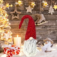 Veki Božićni ukrasima tkanina dugih brada ukrasi božićne šešir lutke džinovski božićni ukras