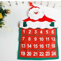 Hotel Privjesak Božićni kalendar Obiteljski lobi Santa ukrasi Domaćinstvo i organizatori Torbica za