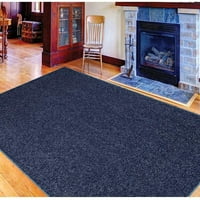 Ambiant Saturn Collection PET Friendly Prostor Rugs Benzin Blue - 8 '10'