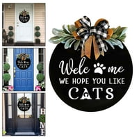 Živjeli američki mačkac dekol mačja lover znak, viseći kućni ljubimac za kućni dekor, dekorativni plak