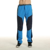 Lilgiuy Muške kontrastne hlače za punjenje Ljetne prozračne sportske sportske planinarske hlače pantalone