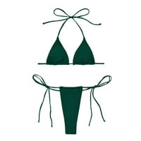 Tržni upravljački kupaći kostimi za žene Čvrsta boja Split bikini kupaći kostimi kupaći komionici ženski