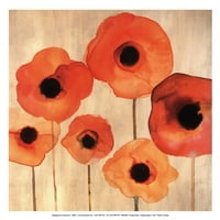 Narančasti poppies II -mini od Margaret Berg Fine Art Poster Print Margaret Berg