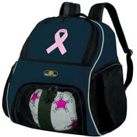 Ružičasti ružičasti ruksak ili ružičasta odbojkaška torba za odbojku