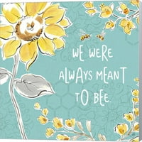 Bee Happy IV od Daphne Brissonnet, platno Zidna umjetnost