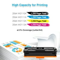 206A kompatibilna toner kaseta za HP 206A W2110A LaserJet Pro M25DW M255NW MFP M282NW Printer 283FDN