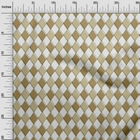 Onuone pamuk poplin svijetlo smeđa tkanina Argyle šivaće tkanina od dvorišta tiskana DIY odjeća šiva
