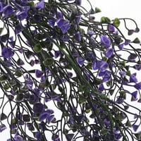 Umjetno viseći Ivy Garland biljni vinovi loze lažni lišće cvijeće Wisteria DIY dom