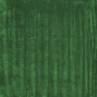 Ahgly Company Zatvoreni kvadrat Sažetak smaragdno zeleni savremene prostirke savremene površine, 6 'kvadrat