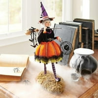Halloween Witch Resin Dimple Halloween Witch Resin Home Desktop Charming Doll Dekorativni ukrasi zanatske