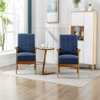 Akcentni fotelje sa bočnim stolom, set za slobodno vrijeme u sredini stolice, dnevni boravak stolica