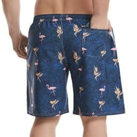 Glookwis Muške ljetne kratke hlače Klasična fit plaža Hlače Lounge Hawaiian Beachwear Dno Ležerne prilike