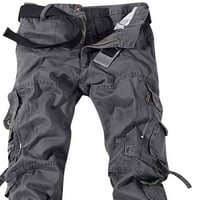 Muški teretni hlače Nova čišćenje Muška labava više džepa Opremljena kombinezona na otvorenom ležerne hlače pantalone