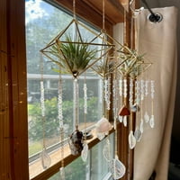 za prozorski žica zamotana kristalno kiša kista Kristalska biljka Viseći dekor poklon bo pokloni za