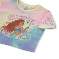 Disney majica majice sirena sirena - ružičasta multi, -