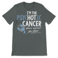 Majica Astrološkog potpisa za zodijak raka - vruće psihotično