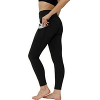 Vedolay flare joge hlače za žene Žene Ljetne joge hlače sa džepom za žene pamučne elastične strugove,
