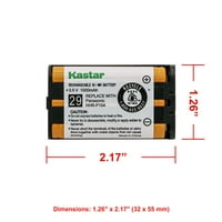 Kastar 3.6v 1000mAh baterija HHR-P Zamjena za Panasonic K K K K K K K K K K K K K K K K K K K K K K
