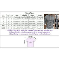 Košulje za muškarce Casual Ispisano majica Okrenite majicu s dugim rukavima