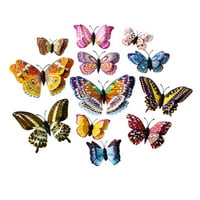 Virmaxy prodaja 3D DIY Butterfly PVC umjetnička naljepnica Dekor Zidne naljepnice za zidne Mural Multicolor
