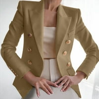 Anuirheih ženski povremeni otvoreni prednji dugi rukav profesionalni radni uredski jakni Blazer odijelo sa džepovima