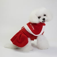 Topla dog Božićna odjeća vjenčanica i kaput štenad odjeća za kućne ljubimce za mali pse Jorkširski terijer