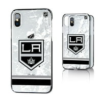 Los Angeles Kings iPhone Stripe Clear Ledena futrola