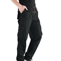 Fartey Cargo Hlače za muškarce Plus veličina višestruki džepovi Torpy Comfy pantalone sa dugmetom sa