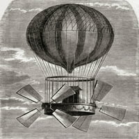 Comte d'ARTOIS topli zrak balon izgradio Alban i Vallet u Javelle, u blizini Pariza, Francuska 1785. iz Les Merveilles de la Science, objavljeno C. Poster Print by Ken Welsh Design Pics